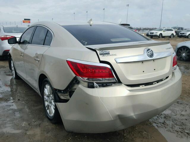 1G4GA5ECXBF168395 - 2011 BUICK LACROSSE C TAN photo 3