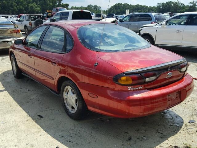 1FALP52U4VA188213 - 1997 FORD TAURUS BURGUNDY photo 3