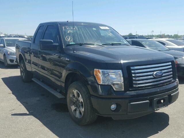 1FTEX1CM7BFA39139 - 2011 FORD F150 BLACK photo 1