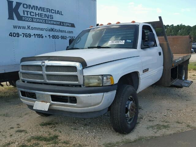 3B6MC36771M553424 - 2001 DODGE RAM 3500 WHITE photo 2