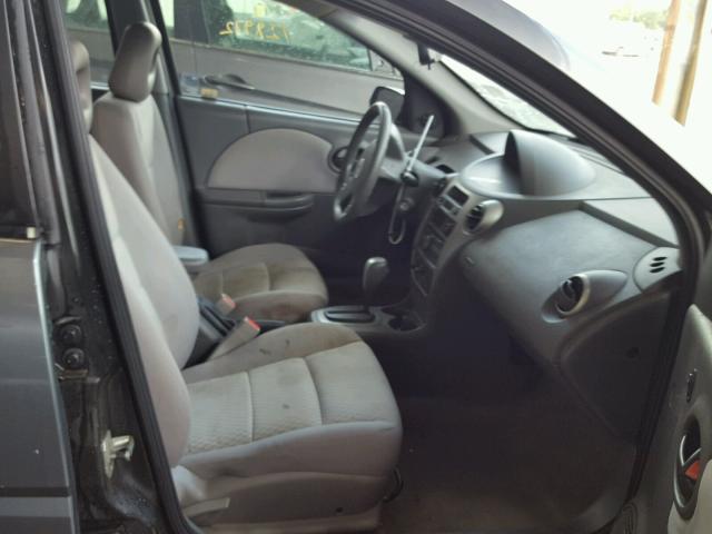 1G8AJ55F97Z173740 - 2007 SATURN ION LEVEL GRAY photo 5