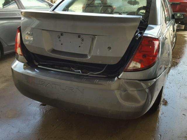 1G8AJ55F97Z173740 - 2007 SATURN ION LEVEL GRAY photo 9