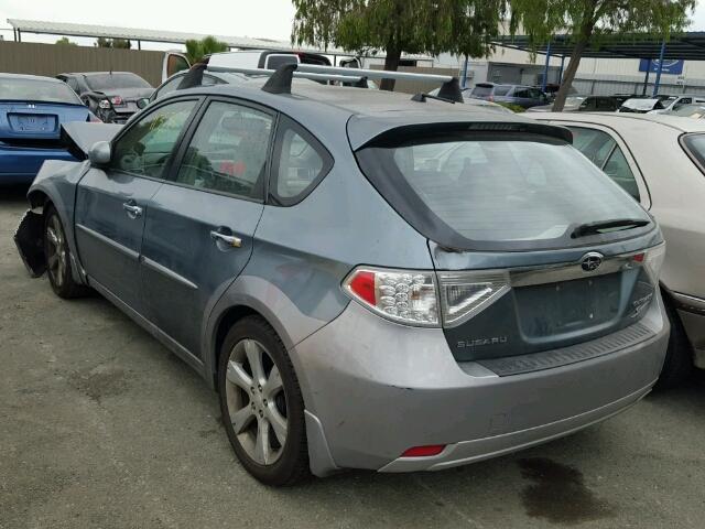 JF1GH63669G809278 - 2009 SUBARU IMPREZA OU BLUE photo 3