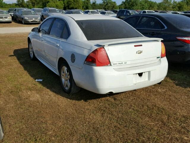 2G1WG5E31C1238706 - 2012 CHEVROLET IMPALA LT WHITE photo 3