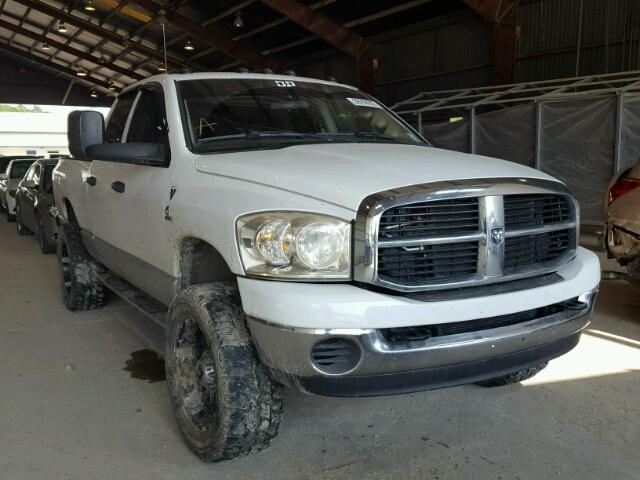 1D7KS28C96J191486 - 2006 DODGE RAM 2500 S WHITE photo 1