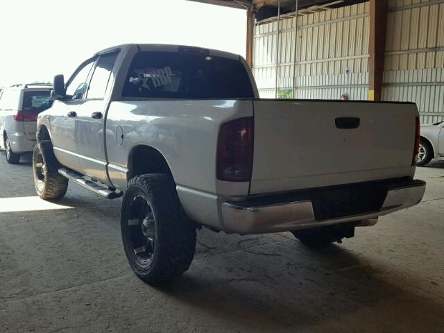 1D7KS28C96J191486 - 2006 DODGE RAM 2500 S WHITE photo 3