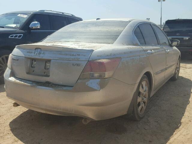 1HGCP36898A032458 - 2008 HONDA ACCORD SILVER photo 4