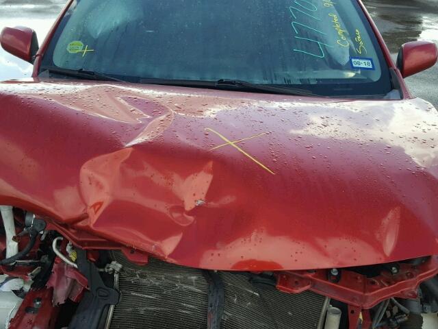 JTDBU4EE6B9167308 - 2011 TOYOTA COROLLA RED photo 7