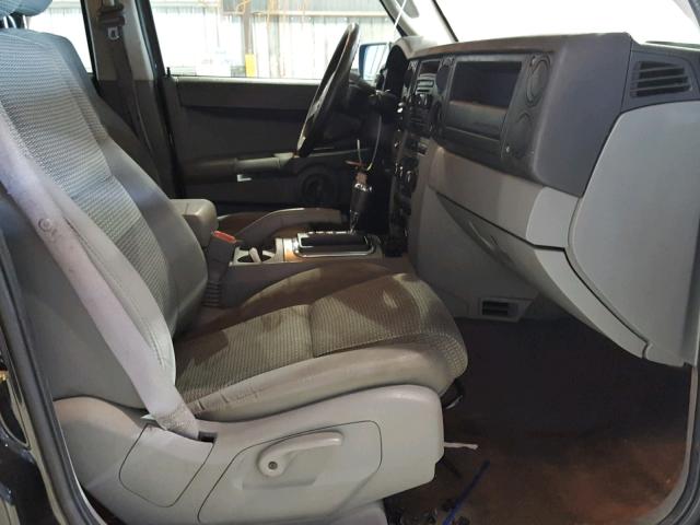 1J8HH48KX7C511693 - 2007 JEEP COMMANDER BLACK photo 5