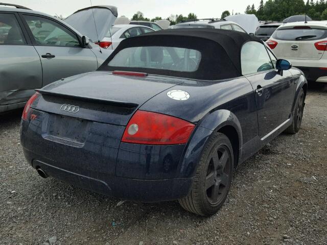 TRUTC28NX21039973 - 2002 AUDI TT BLUE photo 4