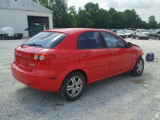 KL5JD66Z17K629188 - 2007 SUZUKI RENO BASE RED photo 4