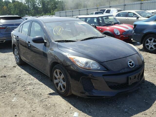 JM1BL1UFXC1533038 - 2012 MAZDA 3 I BLACK photo 1