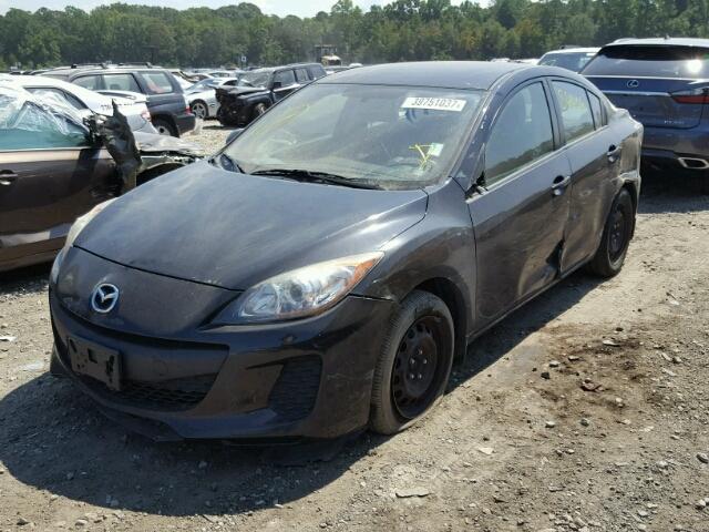 JM1BL1UFXC1533038 - 2012 MAZDA 3 I BLACK photo 2