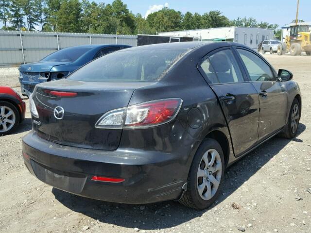 JM1BL1UFXC1533038 - 2012 MAZDA 3 I BLACK photo 4