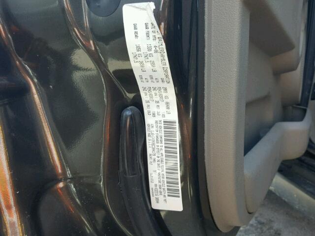 1J8HG48K06C304179 - 2006 JEEP COMMANDER GRAY photo 10