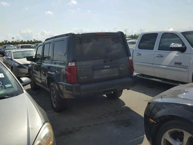 1J8HG48K06C304179 - 2006 JEEP COMMANDER GRAY photo 3