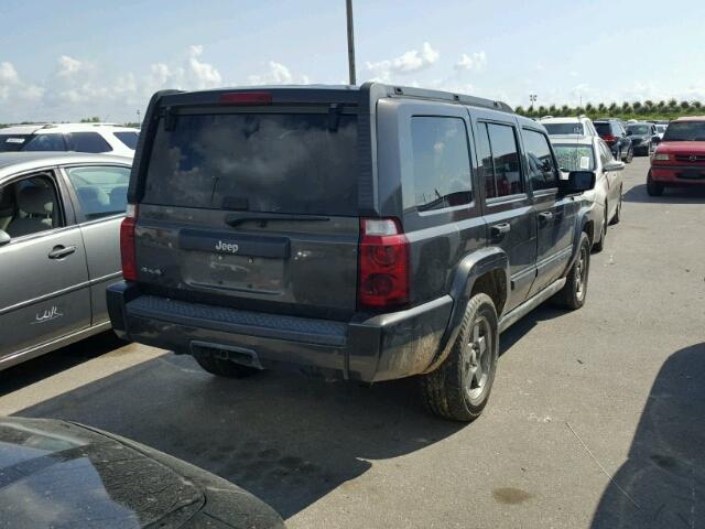 1J8HG48K06C304179 - 2006 JEEP COMMANDER GRAY photo 4