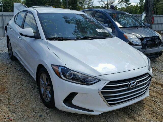 5NPD84LF1HH180363 - 2017 HYUNDAI ELANTRA SE WHITE photo 1