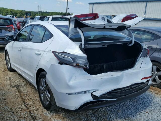 5NPD84LF1HH180363 - 2017 HYUNDAI ELANTRA SE WHITE photo 3