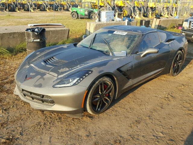 1G1YK2D74G5119398 - 2016 CHEVROLET CORVETTE S GRAY photo 2