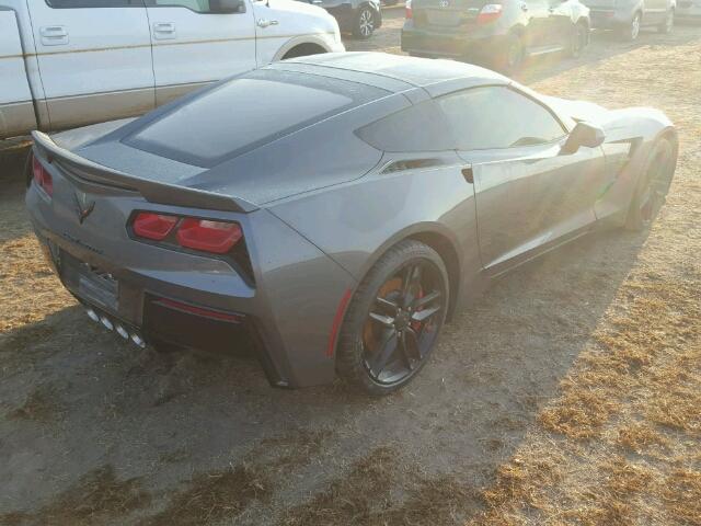 1G1YK2D74G5119398 - 2016 CHEVROLET CORVETTE S GRAY photo 4