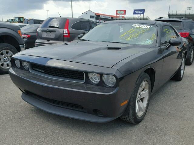 2B3CJ4DG7BH534086 - 2011 DODGE CHALLENGER BLACK photo 2