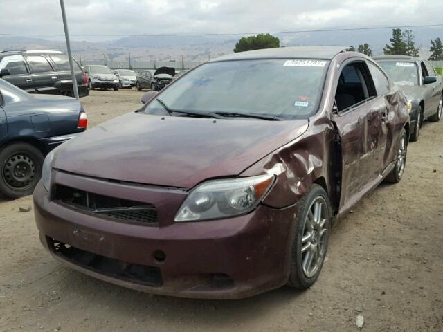 JTKDE177170174187 - 2007 TOYOTA SCION TC MAROON photo 2