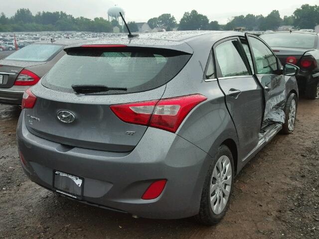 KMHD35LH2GU286262 - 2016 HYUNDAI ELANTRA GT GRAY photo 4