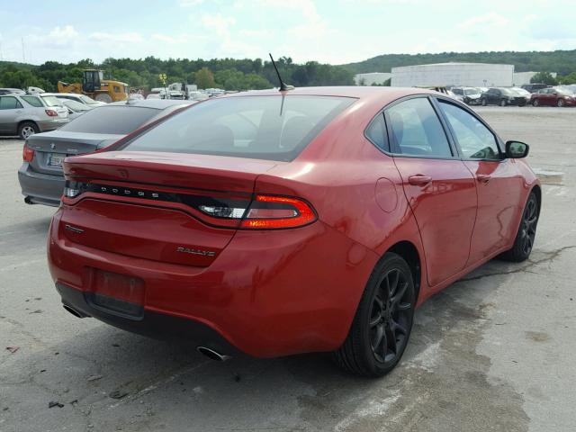 1C3CDFBA8DD175870 - 2013 DODGE DART SXT RED photo 4