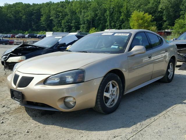 2G2WP522341241244 - 2004 PONTIAC GRAND PRIX GOLD photo 2