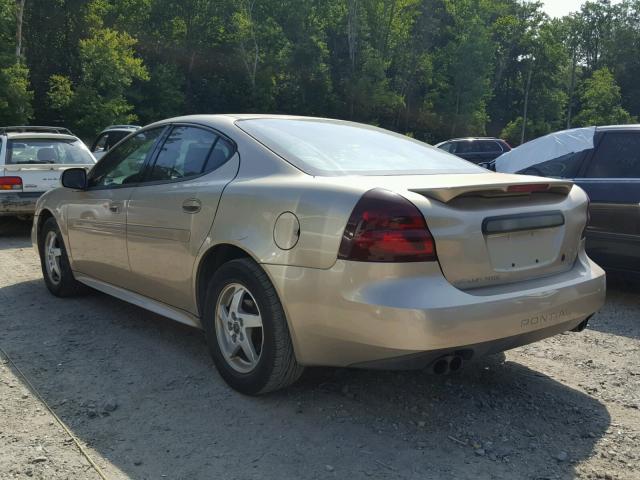 2G2WP522341241244 - 2004 PONTIAC GRAND PRIX GOLD photo 3
