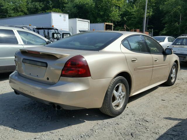 2G2WP522341241244 - 2004 PONTIAC GRAND PRIX GOLD photo 4