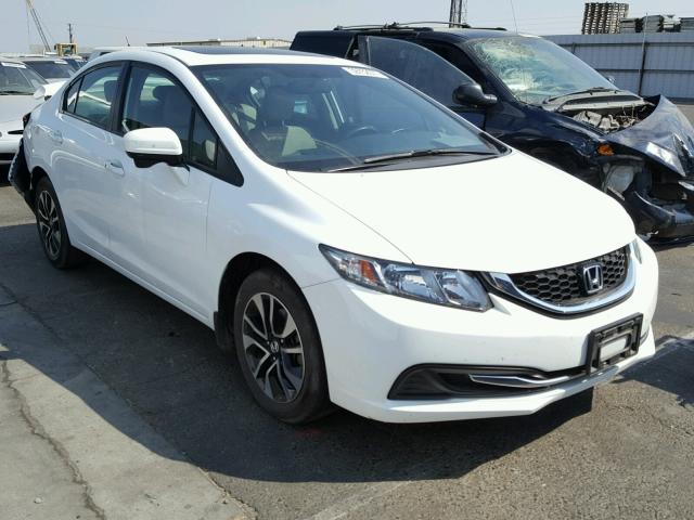 19XFB2F88FE042123 - 2015 HONDA CIVIC WHITE photo 1