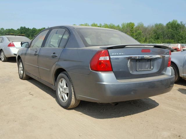 1G1ZT54895F229754 - 2005 CHEVROLET MALIBU LS ნაცრისფერი ფოტო 3
