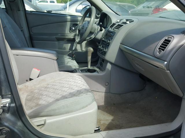 1G1ZT54895F229754 - 2005 CHEVROLET MALIBU LS ნაცრისფერი ფოტო 5