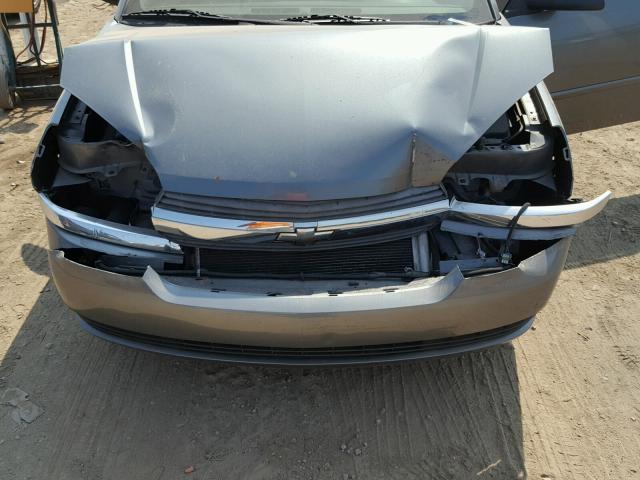 1G1ZT54895F229754 - 2005 CHEVROLET MALIBU LS ნაცრისფერი ფოტო 7