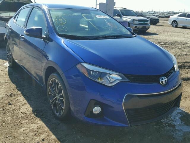 5YFBURHE3GP390254 - 2016 TOYOTA COROLLA L BLUE photo 1