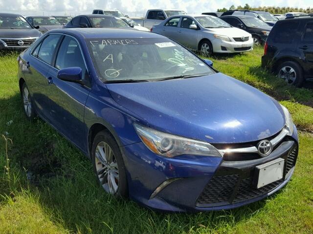 4T1BF1FK8FU872865 - 2015 TOYOTA CAMRY LE BLUE photo 1