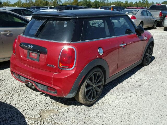 WMWXM7C59ET970581 - 2014 MINI COOPER S RED photo 4