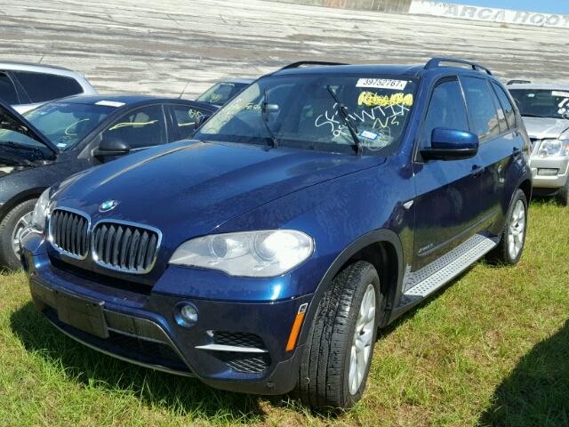 5UXZV4C52CL750699 - 2012 BMW X5 BLUE photo 2