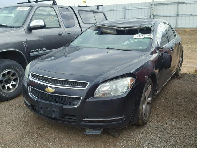 1G1ZJ57B29F183588 - 2009 CHEVROLET MALIBU 2LT BLACK photo 2