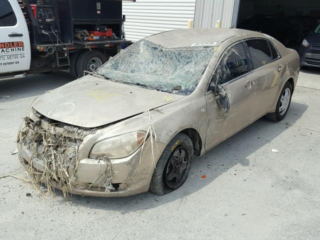 1G1ZG57B28F172703 - 2008 CHEVROLET MALIBU LS 金色 照片 2