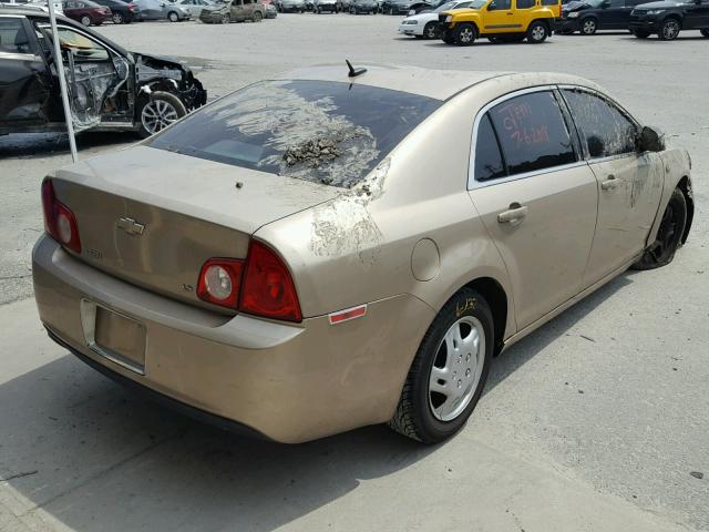 1G1ZG57B28F172703 - 2008 CHEVROLET MALIBU LS 金色 照片 4
