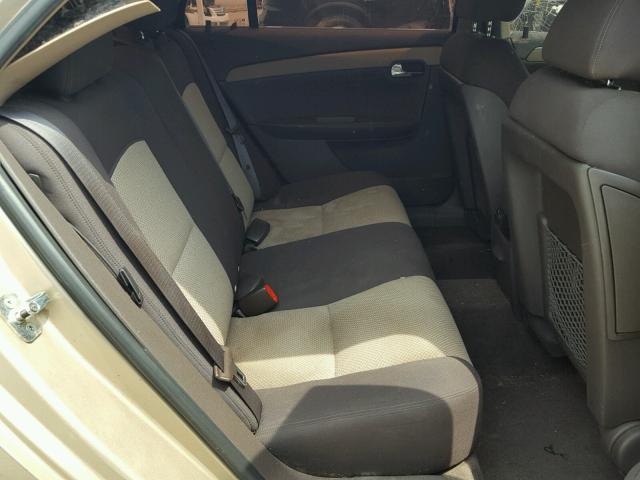 1G1ZG57B28F172703 - 2008 CHEVROLET MALIBU LS 金色 照片 6