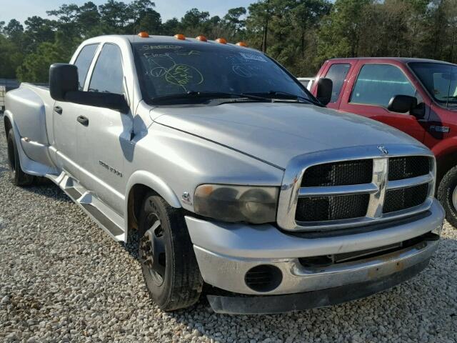 3D7MR48C75G762036 - 2005 DODGE RAM 3500 S SILVER photo 1