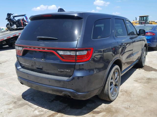 1C4RDJDG9FC947392 - 2015 DODGE DURANGO LI GRAY photo 4