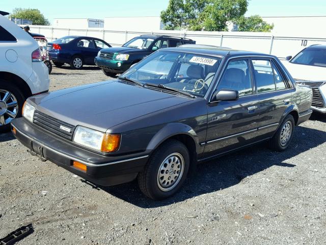 JM1BF2223H0547020 - 1987 MAZDA 323 BROWN photo 2