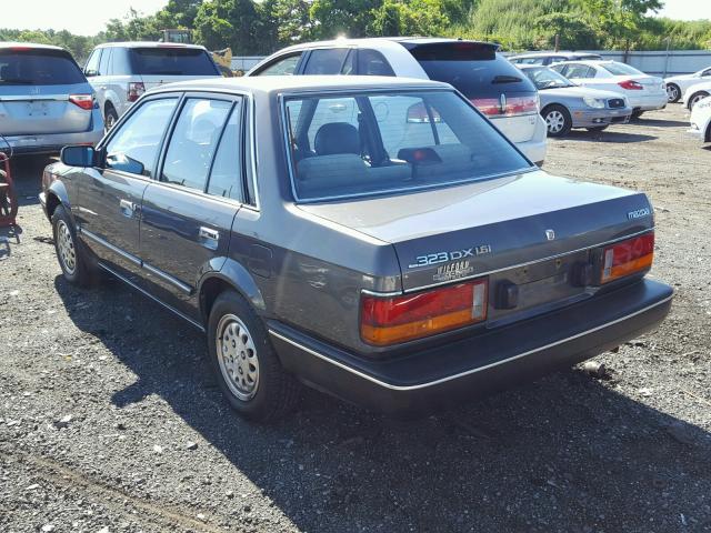 JM1BF2223H0547020 - 1987 MAZDA 323 BROWN photo 3