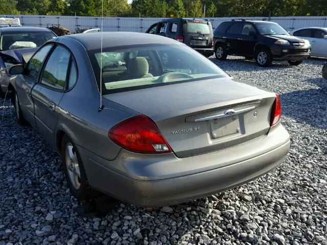 1FAFP53U81A165006 - 2001 FORD TAURUS SE GREEN photo 3