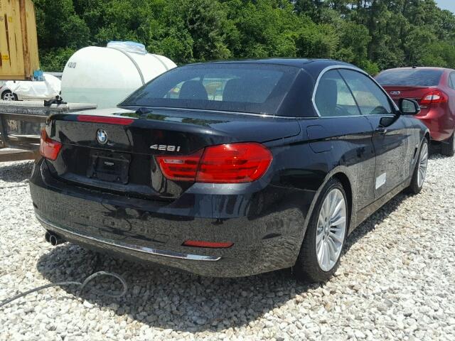 WBA3V5C50EP747791 - 2014 BMW 428 I BLACK photo 4